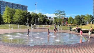 Spelen waterfontein