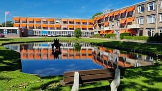 Zonneschermen kunnen naar beneden 