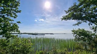 Uitzicht op Belterwiede meer in Belt-Schutsloot