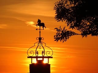 Zonsondergang 