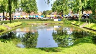 jaarmarkt op het plein 