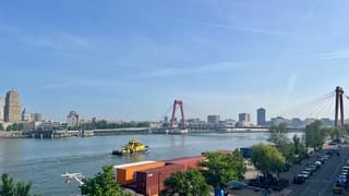 Patrouilleboot Havendienst op de Nieuwe Maas 