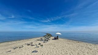 Genieten op strandje Lelydijk