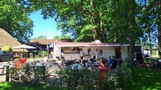 Goed weer voor het terras