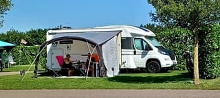 Warm op de camping 