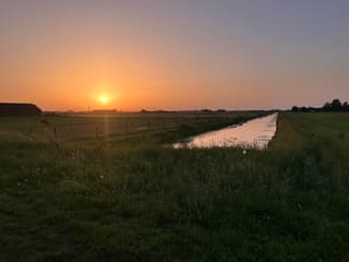 Zonsondergang 