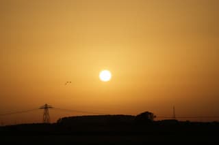 Zonsondergang 