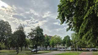 Bewolkte lucht vandaag 