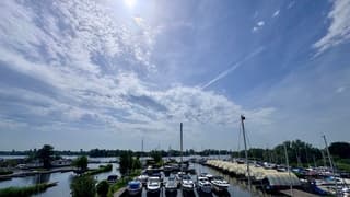 Zon en wolken 