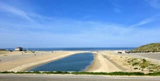 BLAUW met SLUIER langs de kust Katwijk aan Zee