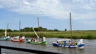 Zon sluiers bootjes