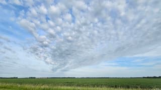 mooie wolkenstructuur 