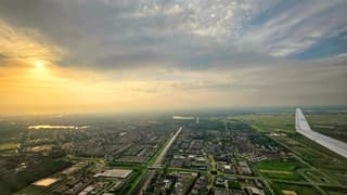Goedemorgen vanuit de lucht
