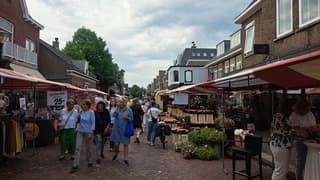 Heerlijk weer voor de jaarmarkt 