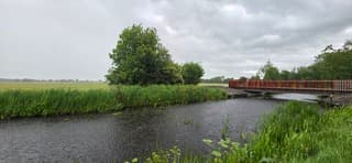 Regenbuien en onweer in de provincie Groningen 