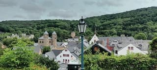 Bewolkte dag in Münstereifel 