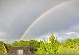 Regenboog boven Terheijden 