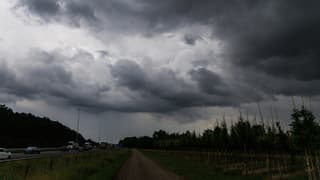 Stevige regen 