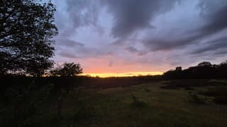 Ondergaande zon