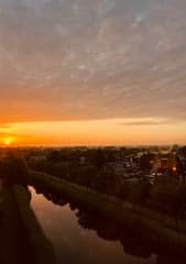 Zonsopkomst in Veenendaal