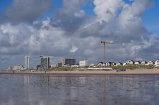 Ook langs de kust, prachtige wolken