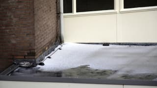 Hagelbuien in Veendam. 