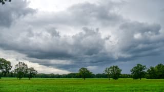 Een flinke regenbui in aantocht