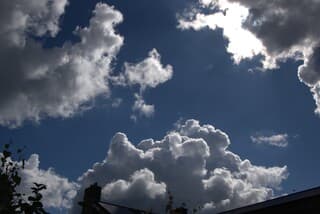Prachtige wolkenformaties
